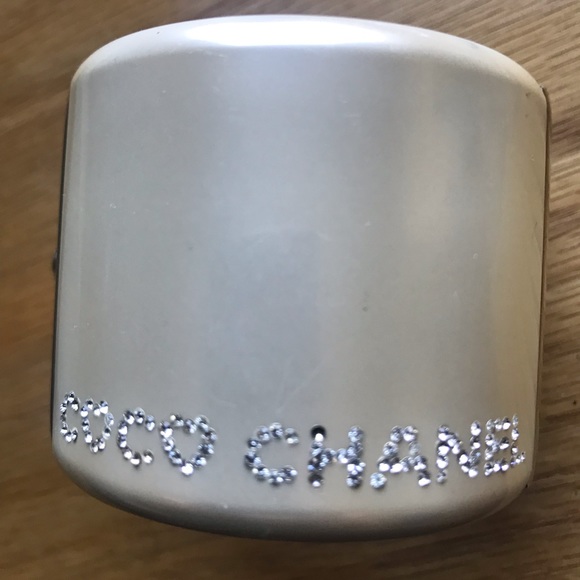 Authentic Chanel Resin Cuff Bracelet with Crystals - Picture 7 of 7